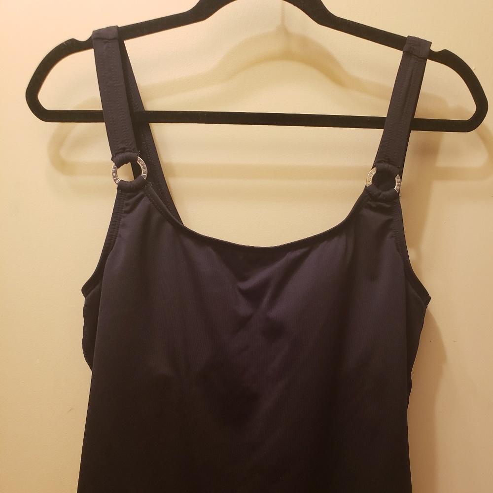 ❤Catalina Black Tankini Top